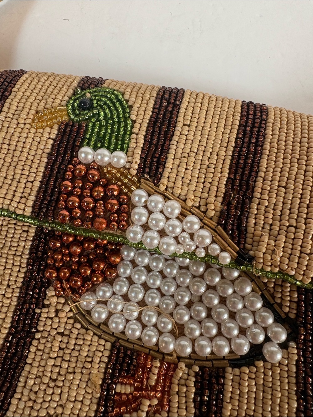 NWOT Anthropologie The Fiona Beaded Bag: Animal Edition - Picture 6 of 15